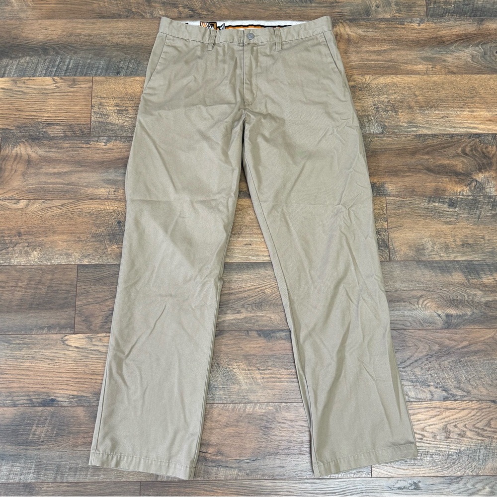 Men's Khaki Straight Fit Pants